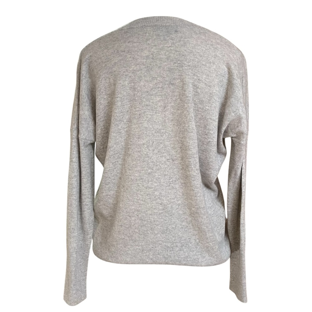 J. Crew Light Gray Soft Light Weight Layering Cas… - image 2